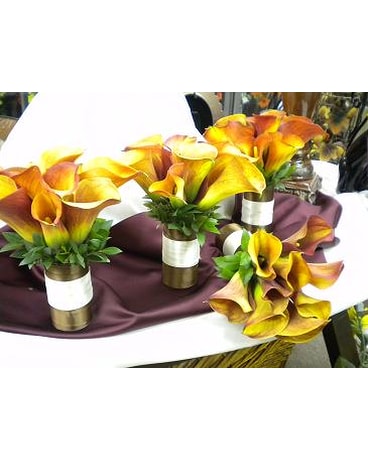Mango Calla Lillys