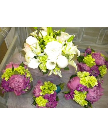 Green and Purples