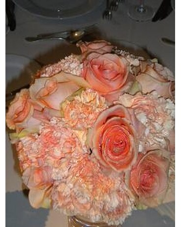 Peach paradise close up