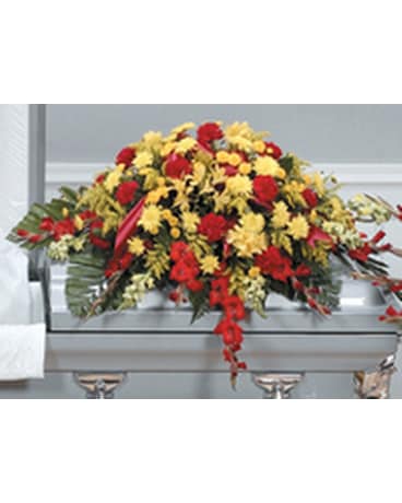 Sunset Casket Cover
