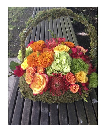 Autumn Picnic Basket Bouquet