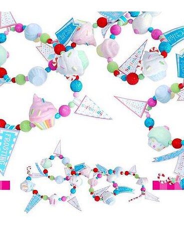 Glitterville Cupcake Garland