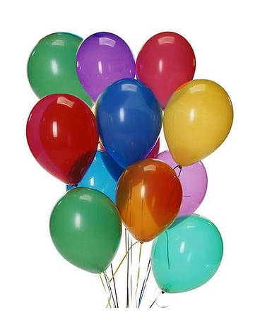 Festive Pop Balloon Bouquet Flower Arrangement