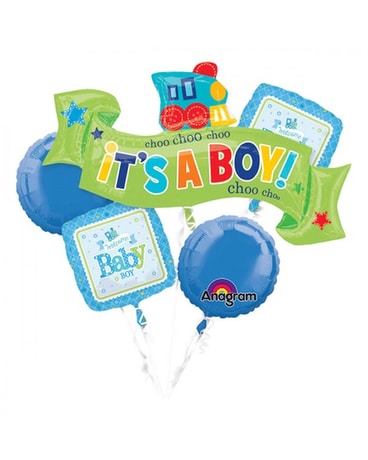 Baby Boy Balloon Bouquet