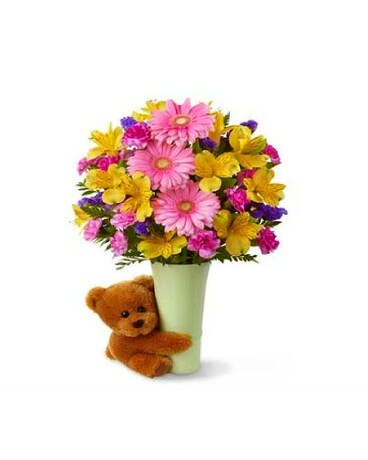 Bear Hug Vase Bouguet