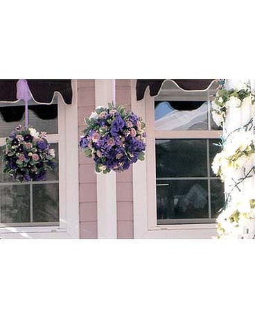 Purple Kissing Balls