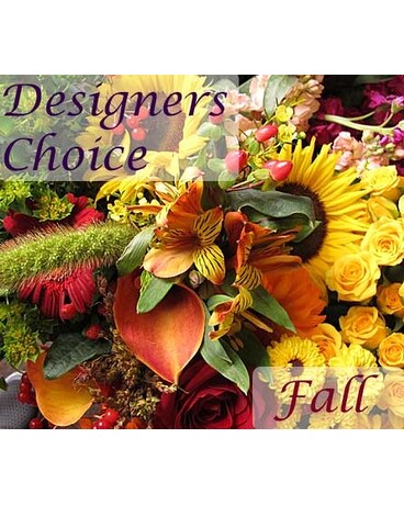 Designers Choice Fall Flower Arrangement Flower Arrangement