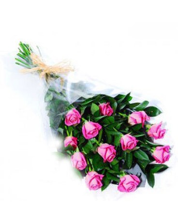 Dozen Pink Roses