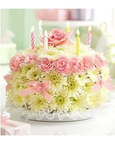 FLORAL BIRTHDAY CAKE