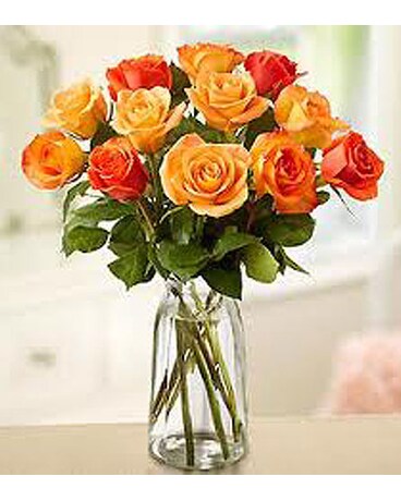 Dozen Orange Roses