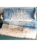 delivered to home in gift bag size,  inches height and  inches wide.
