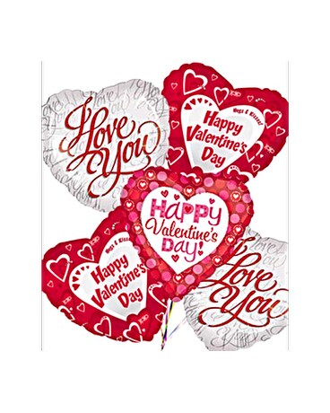 Valentine Balloon Bouquet