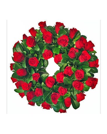 Red Rose Wreath-Remembrance day