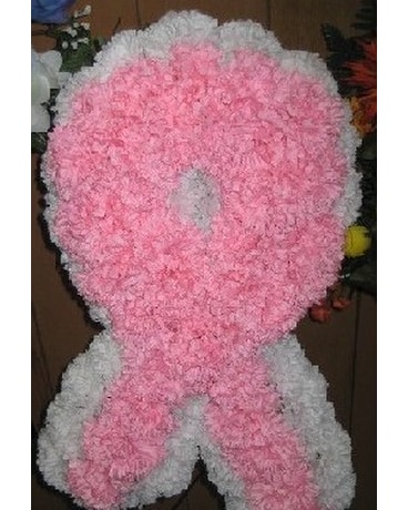 Silk Cancer ribbon