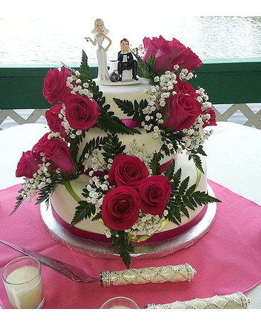 Pink Flower Cake