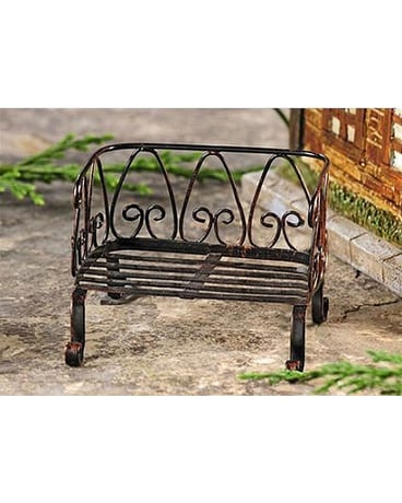 mini garden bench