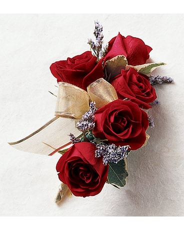 True Happiness Rose Corsage