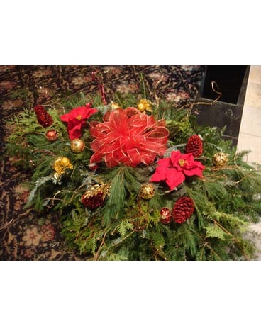 Medium Mixed Greens Grave Blanket