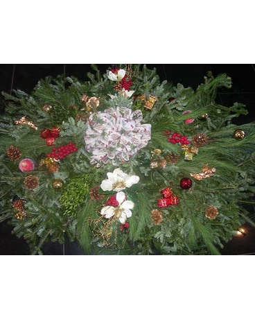 Extra Large Mixed Greens Grave Blanket
