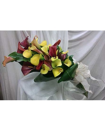 Vibrant Fall Wedding Bouquet By Vivian