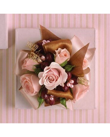 Pink & Brown Corsage