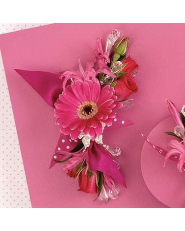 Hot Pink Corsage