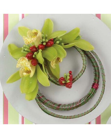 Contemporary Mini-Cymbidium Corsage