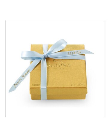 Chocolate Gold Godiva Flower Arrangement