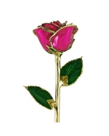 Pink Gold Dipped Rose