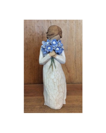 Forget-Me-Not Willow Tree® Flower Arrangement