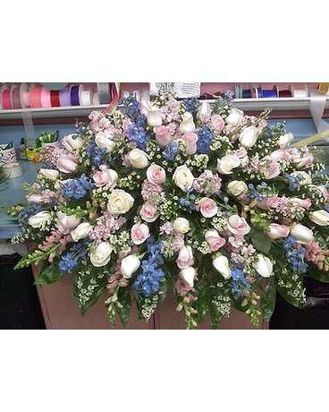 Shades of Love Casket Spray