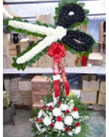 Scissors Floral Tribute