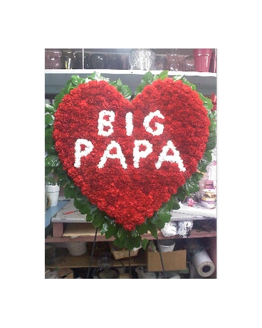 Big Papa Standing Heart