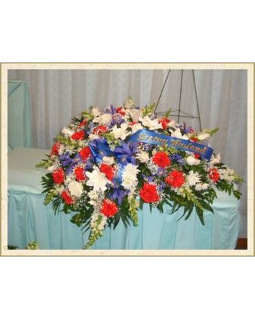 Patriot casket cover