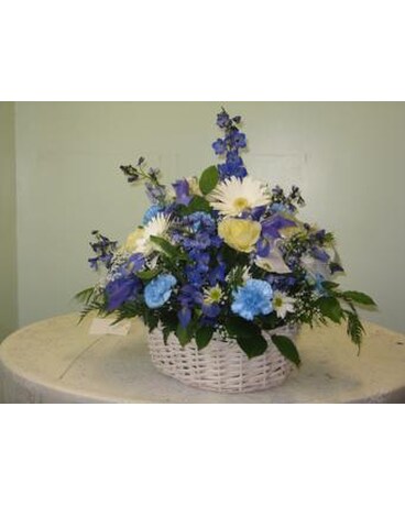 Shades of blue wicker