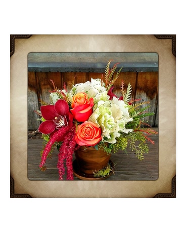 Fire and Ice Flower Arrangement