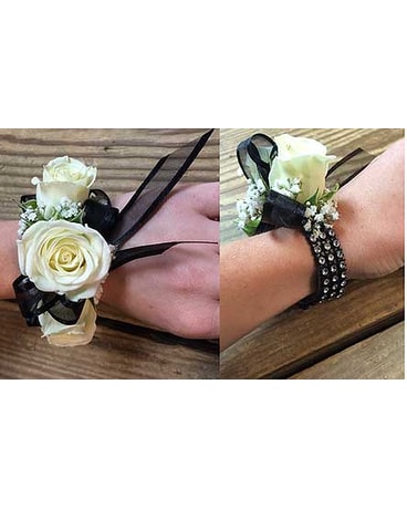 Rhinestone Cuff Corsage