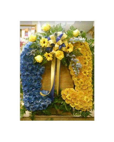 Horseshoe Custom Sympathy Arrangement