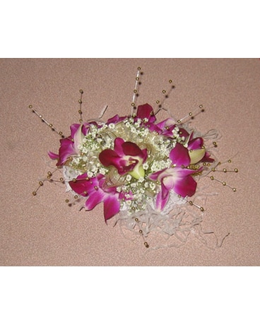 orchid wristlette