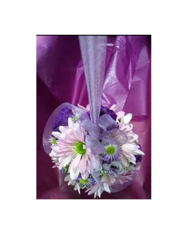 Purple Pomander Ball