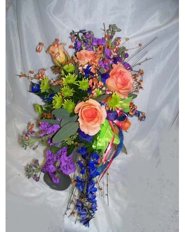 Draping Delphinium