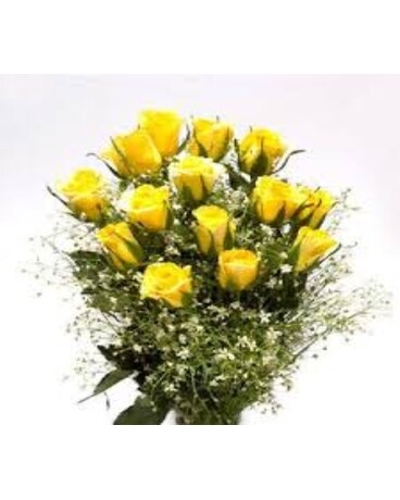Dozen Cut yellow Roses