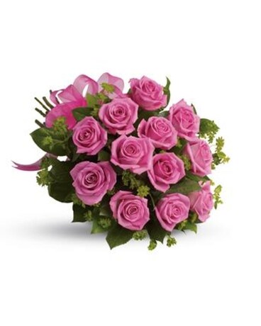 Dozen Cut pink Roses