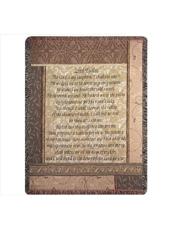 Tapestry Throw - 23rd Psalm