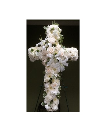 CROSS MIXED FLOWERS