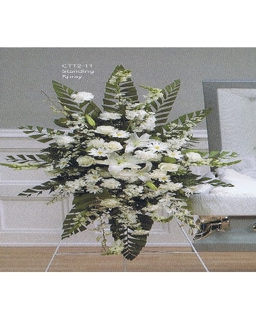 White Standing Spray