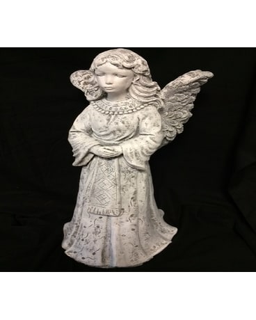 Standing Angel with Wing Bowl