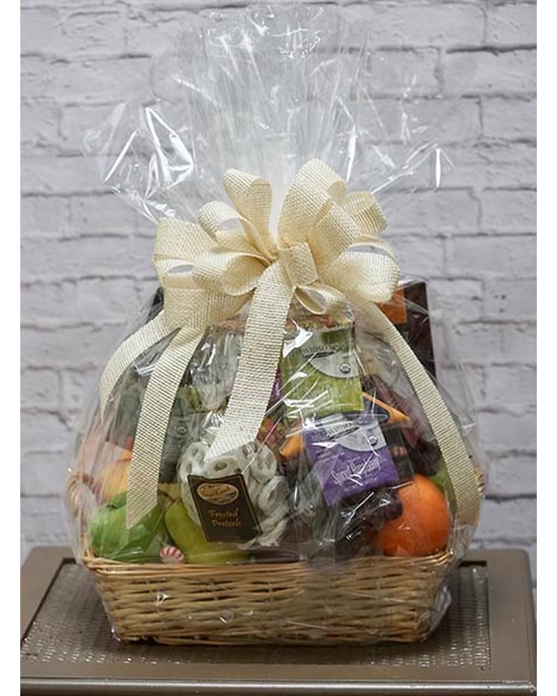 Fruit and Snacks Gift Basket - Martina's Flowers and Gifts