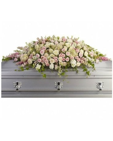 Always Adored -Casket Spray Flower Arrangement