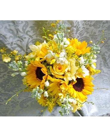 Bridal Bouquet top view